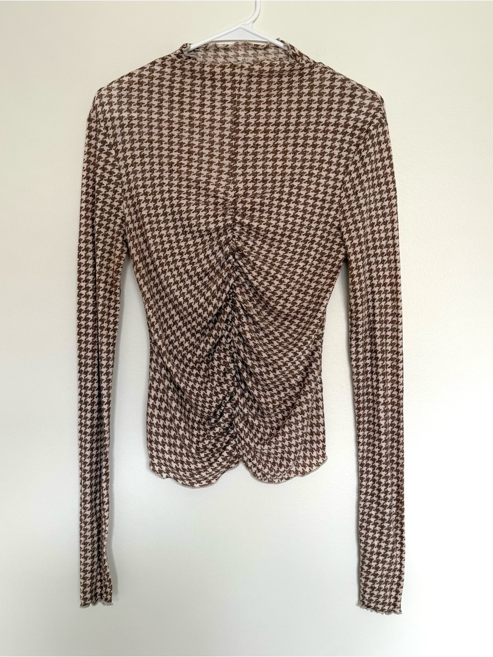 Free People Little Crush Houndstooth Top - Picture 2 of 7